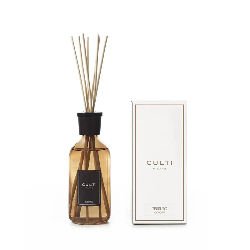 Culti Milano Colour Reed Diffuser - Brown Tessuto (250ml / 500ml / 1000ml)