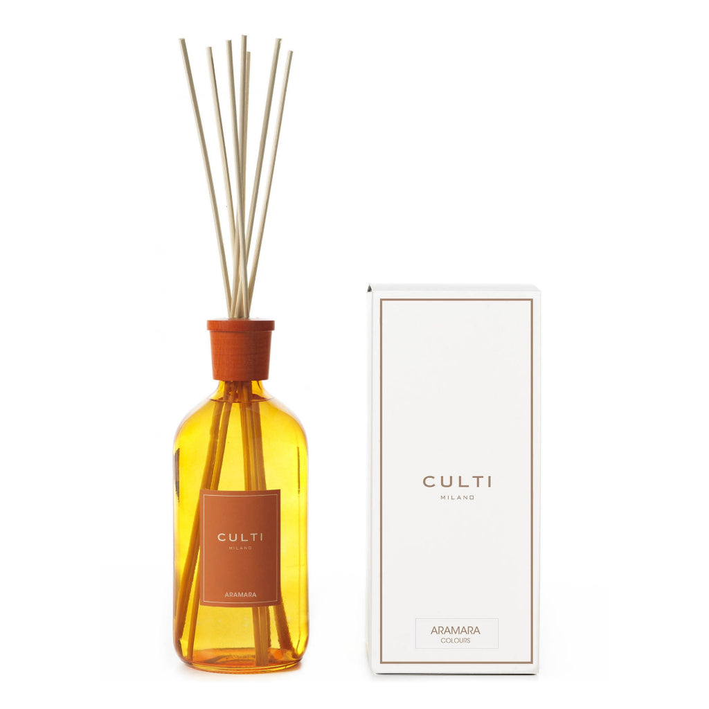 Culti Milano Colours Reed Diffuser - Aramara (250ml / 500ml / 1000ml) Woody Scent