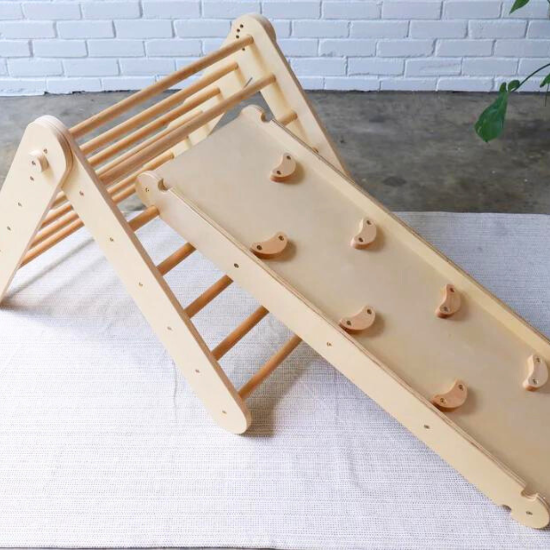 Finley Pikler Climbing Triangle & Reversible Ramp