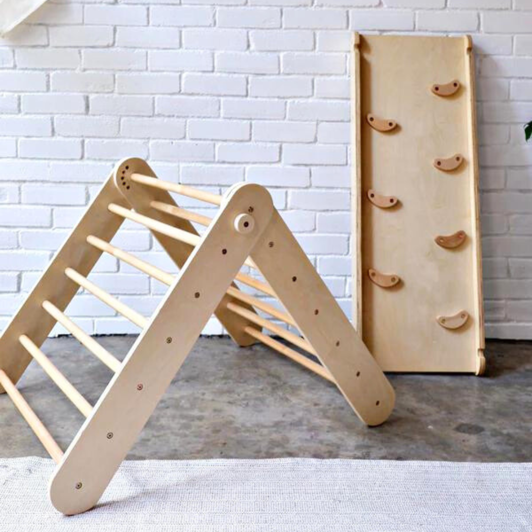 Finley Pikler Climbing Triangle & Reversible Ramp