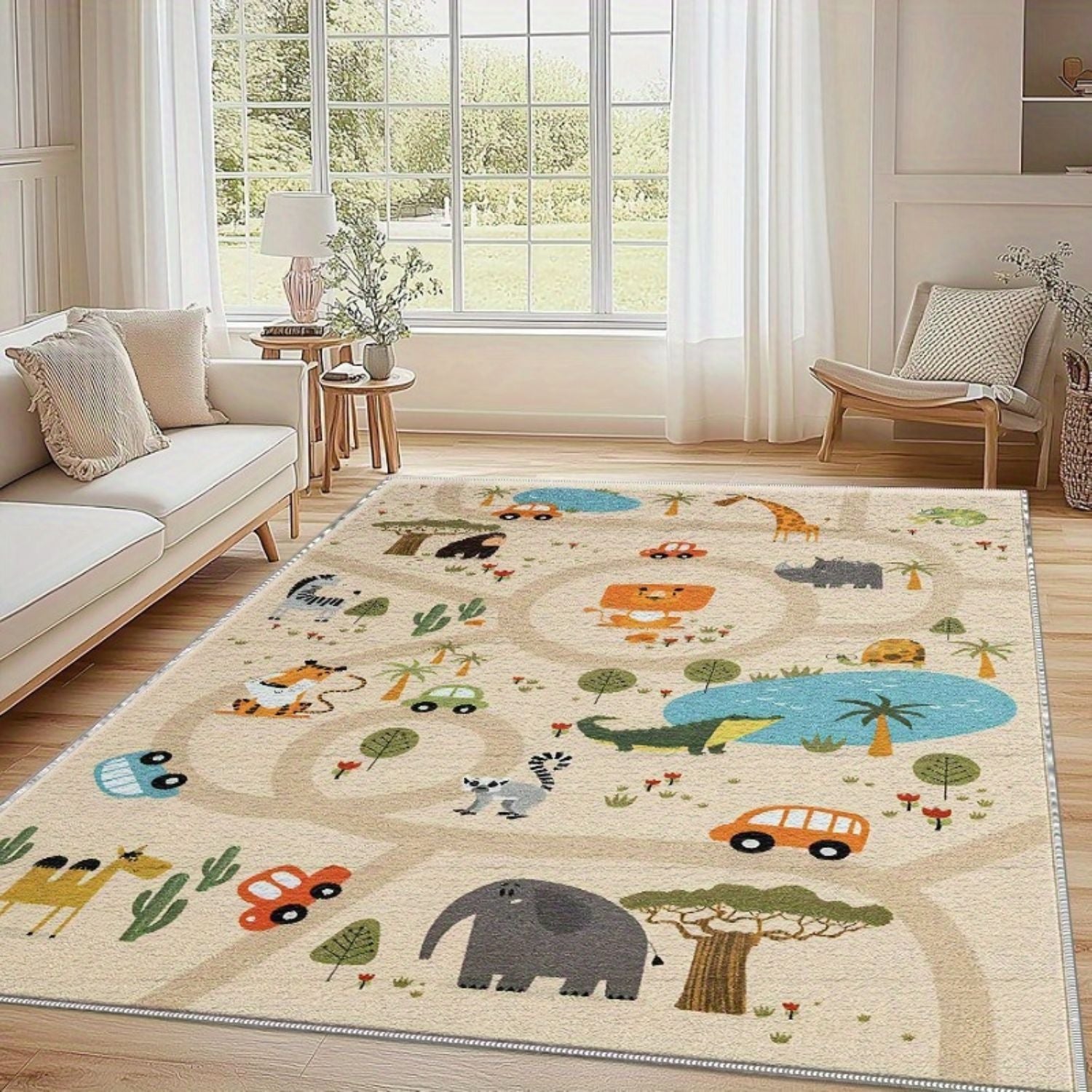 Safari Collection Rug Safari Ride Kids Rug