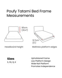 Poufy Tatami Bed