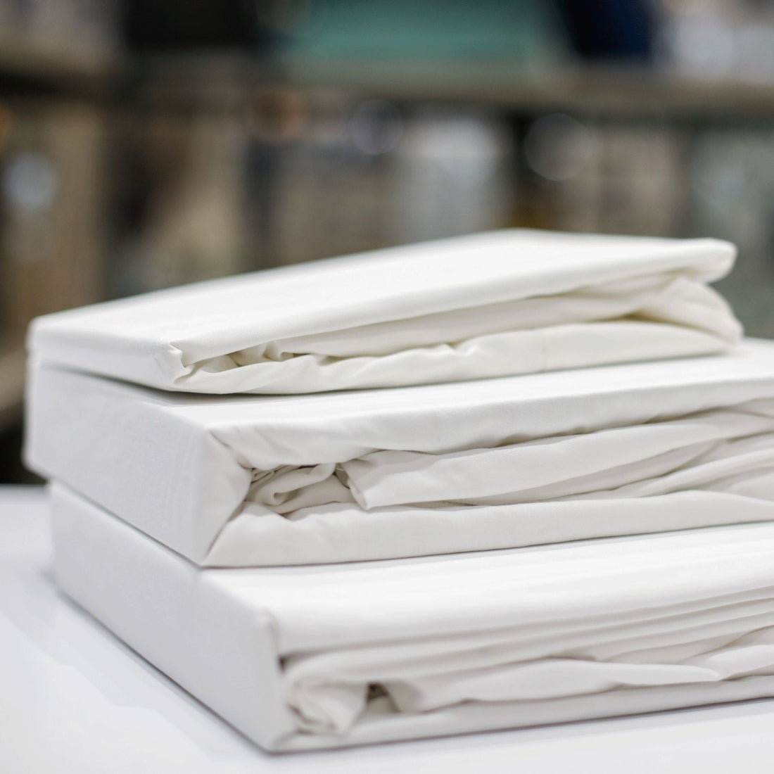 Hotel Collection: Egyptian Cotton White Fitted Sheet Set 1000TC