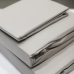 elise: 100% Cotton 700TC Platinum Plain Dyed Fitted Sheet Set