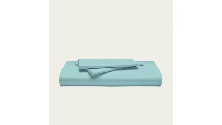 elise: 100% Cotton 700TC Teal Plain Dyed Fitted Sheet Set