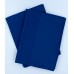 elise: 100% Cotton 700TC Navy Plain Dyed Fitted Sheet Set